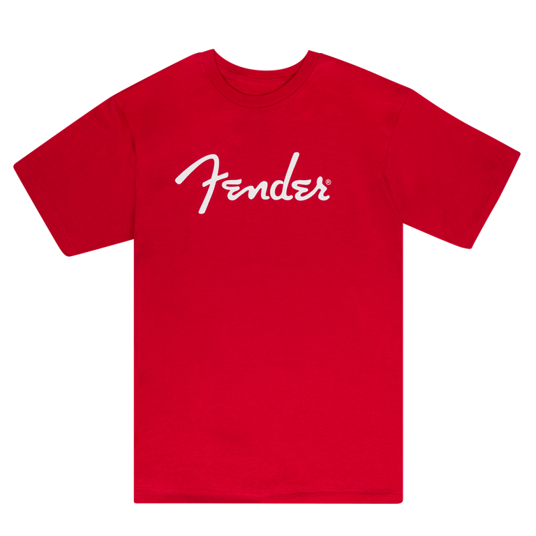 Fender® Spaghetti Logo T-Shirt, Dakota Red LARGE