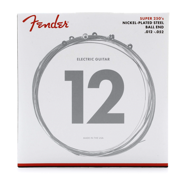 Fender Super 250 Electric Guitar Strings .012-.52