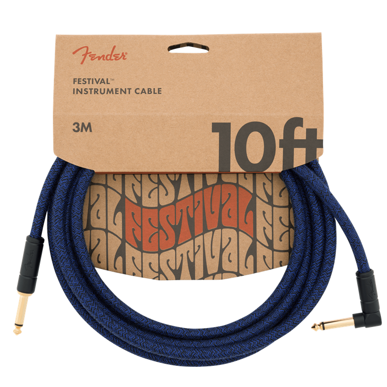 Fender Festival Instrument Cable, Blue Dream
