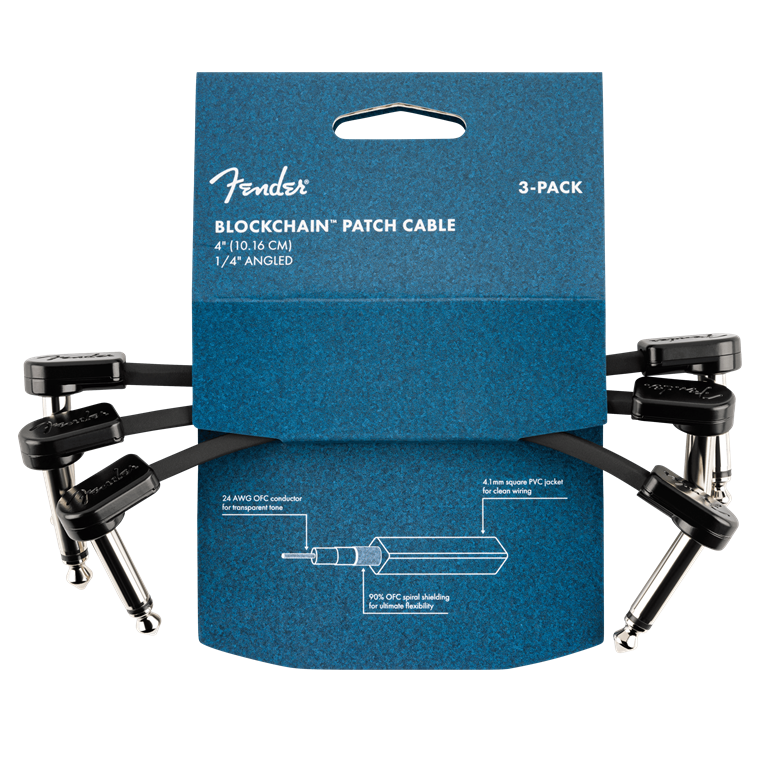 Fender Blockchain Patch Cables, 3-Packs