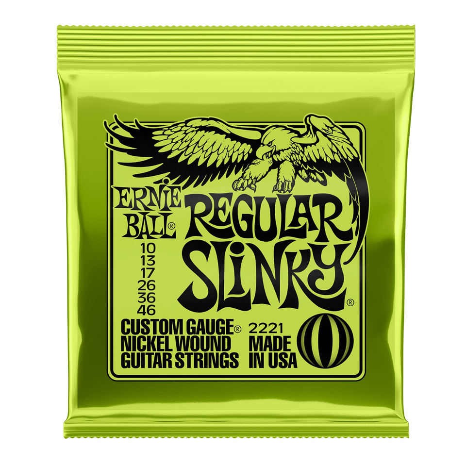 Regular Slinky Nickel Wound Electric Guitar Strings 10-46 Gauge